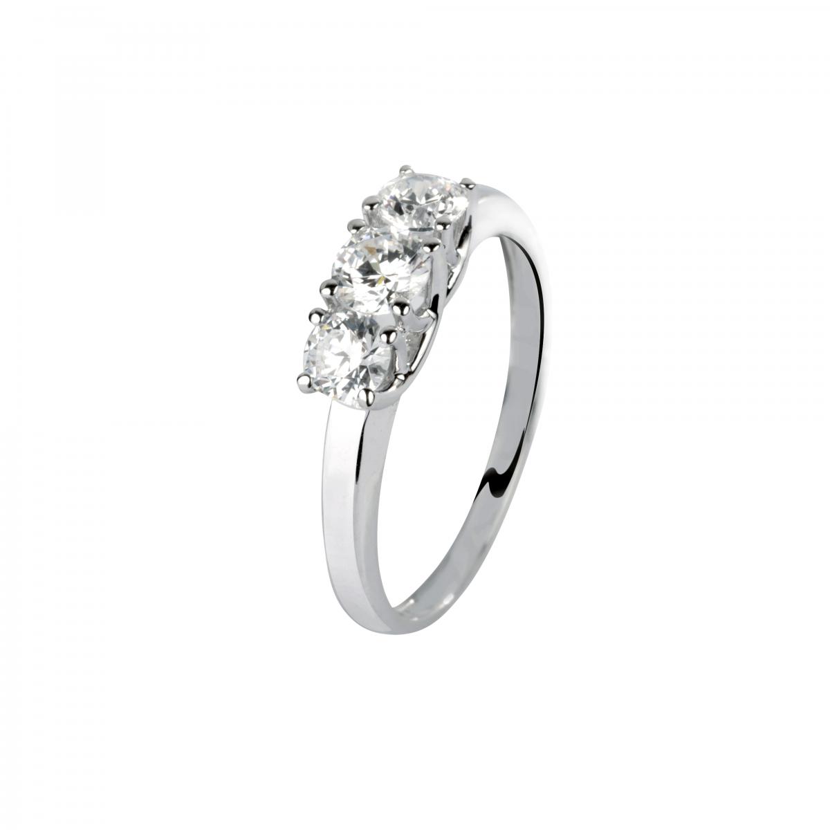 Bague en or blanc 750 B-CLASSIC argent, BLUESPIRIT