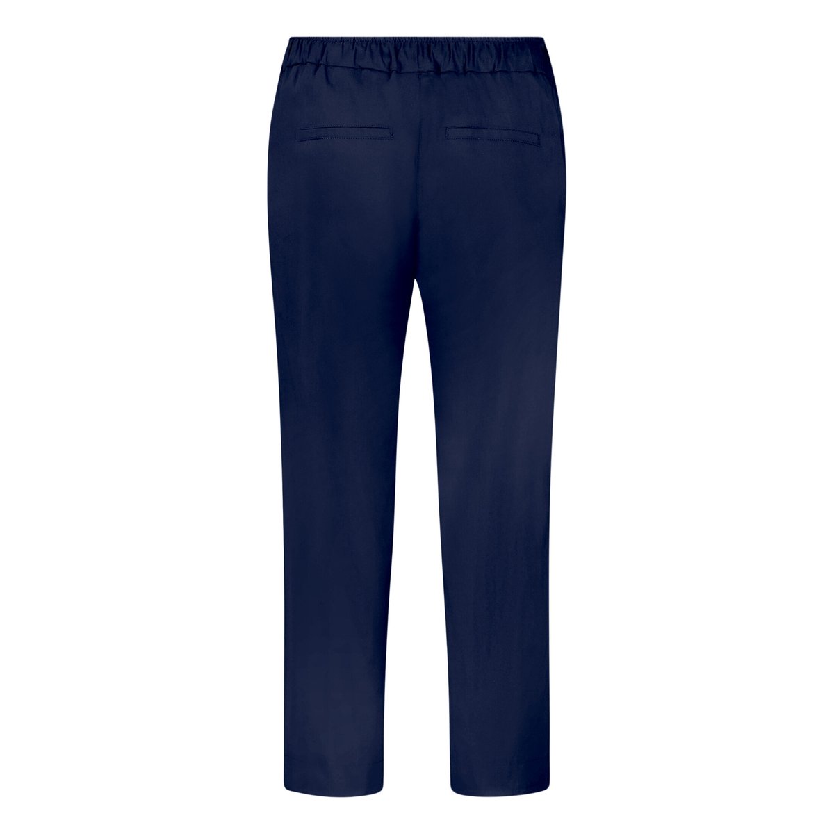Pantalon casual à taille élastique navy blue, BETTY & CO