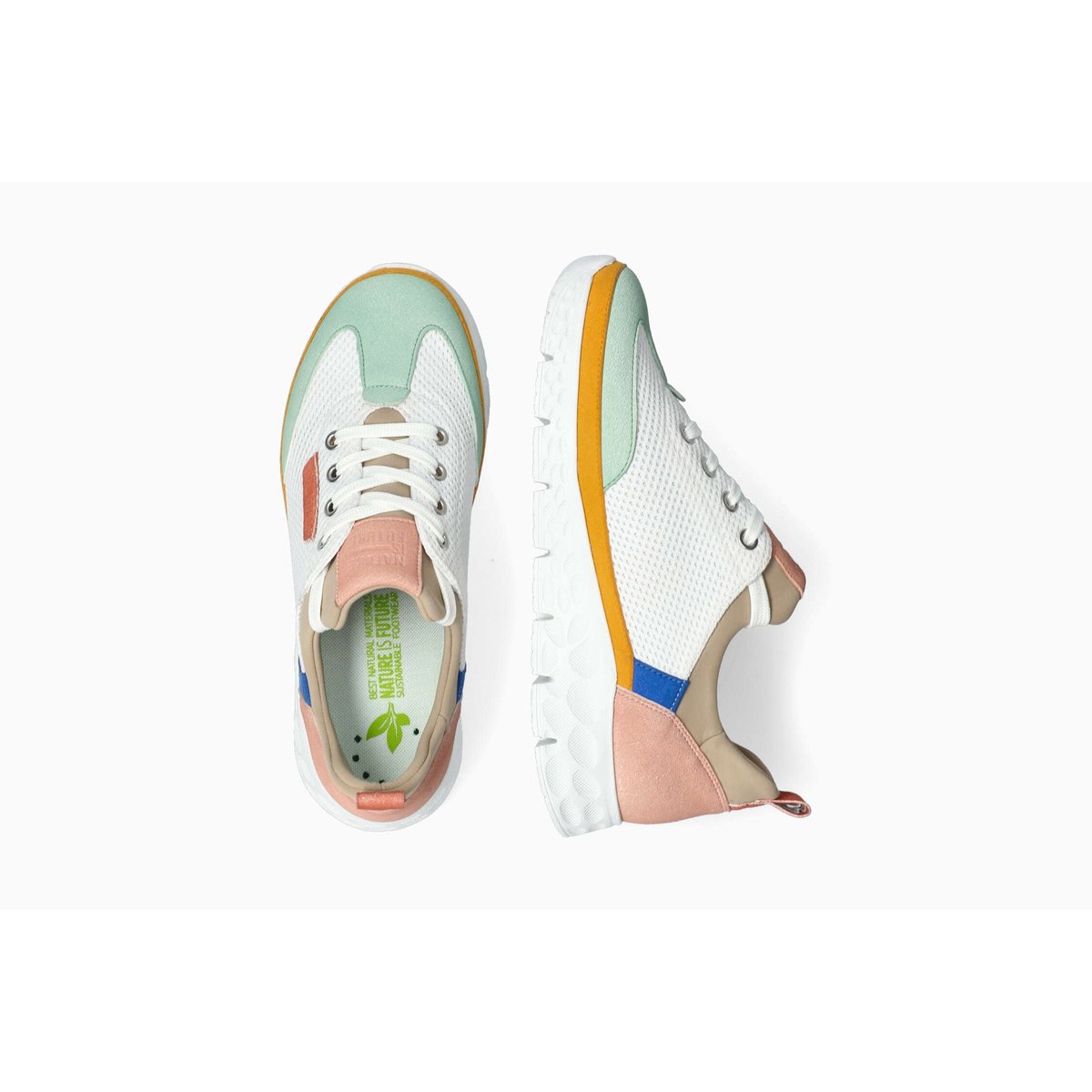 Baskets en cuir WING POP blanc .p51, MEPHISTO