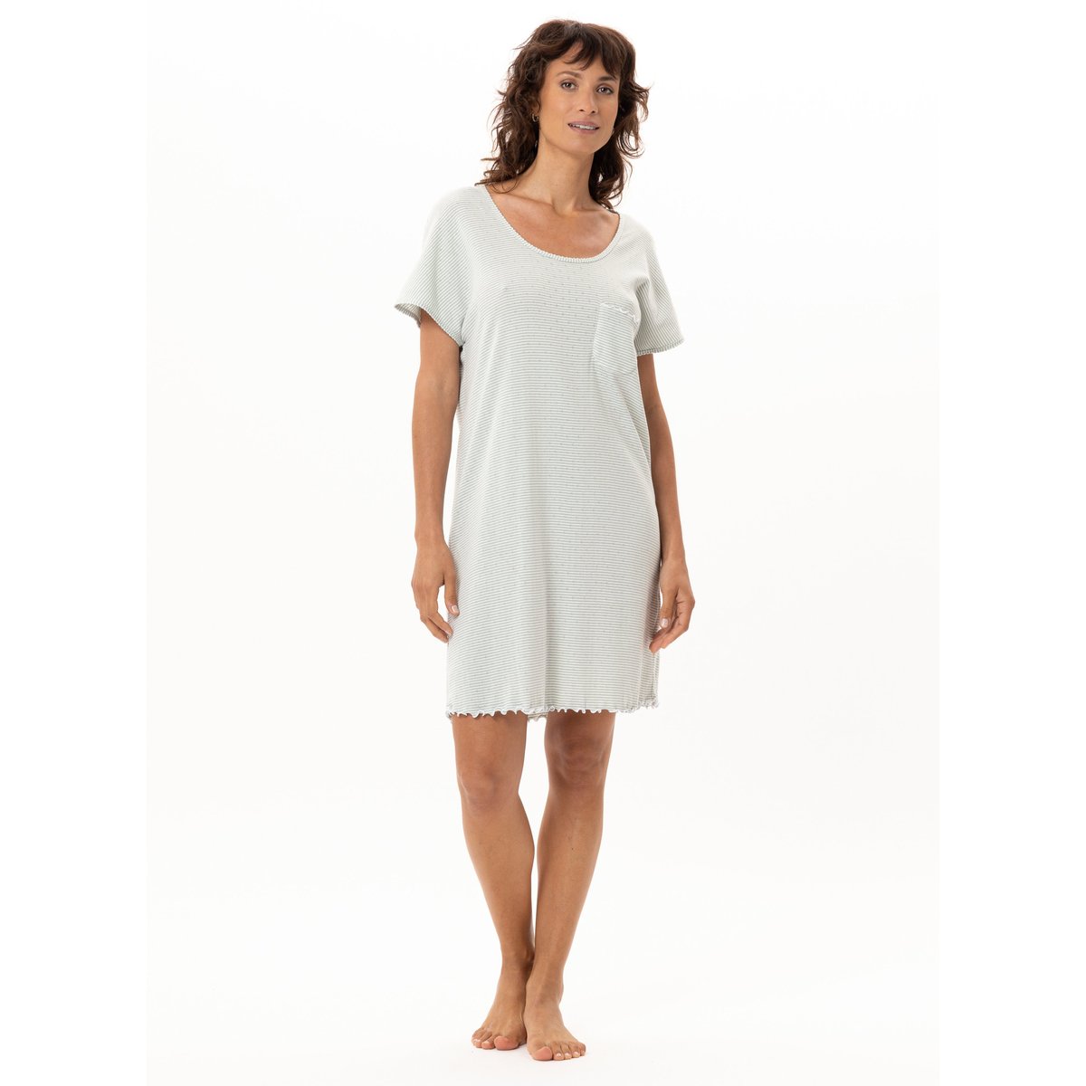 Chemise de nuit en coton MATCHA 201 multicolore, LE CHAT