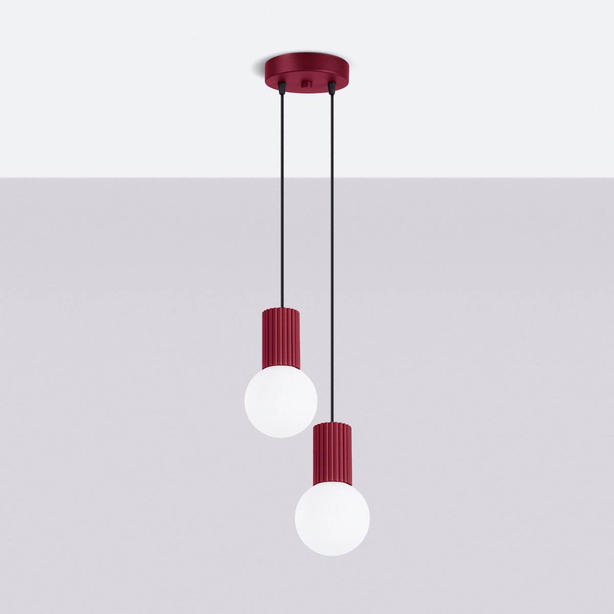 Suspension Aluminium Bourgogne G9 2 Halo bourgogne, EDEN