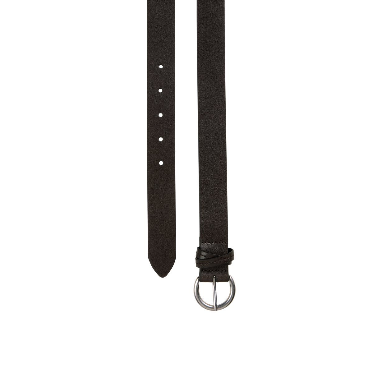 Ceinture modèle Edisi en cuir de vachette de qualité supérieure gris, MARC O'POLO