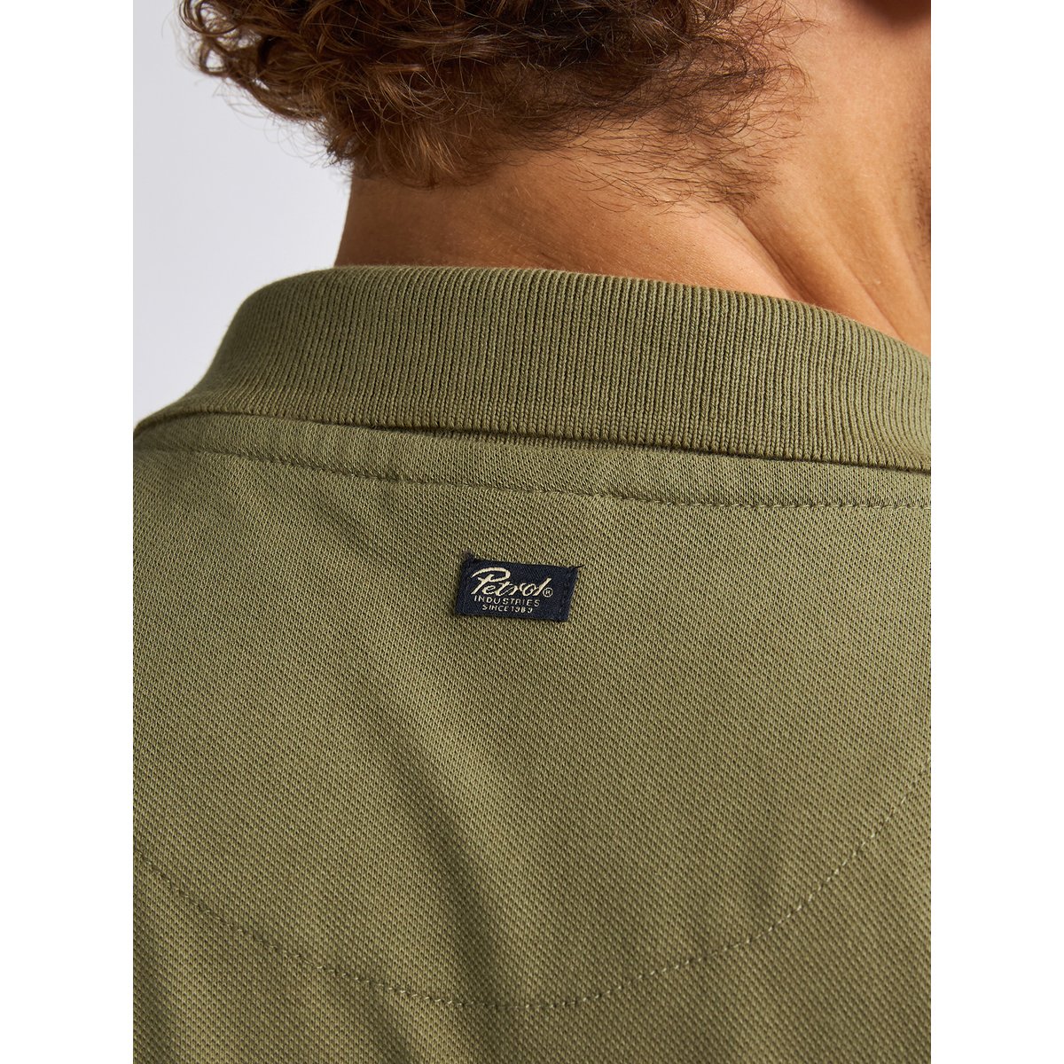 Polo classique vert dusty army, PETROL INDUSTRIES