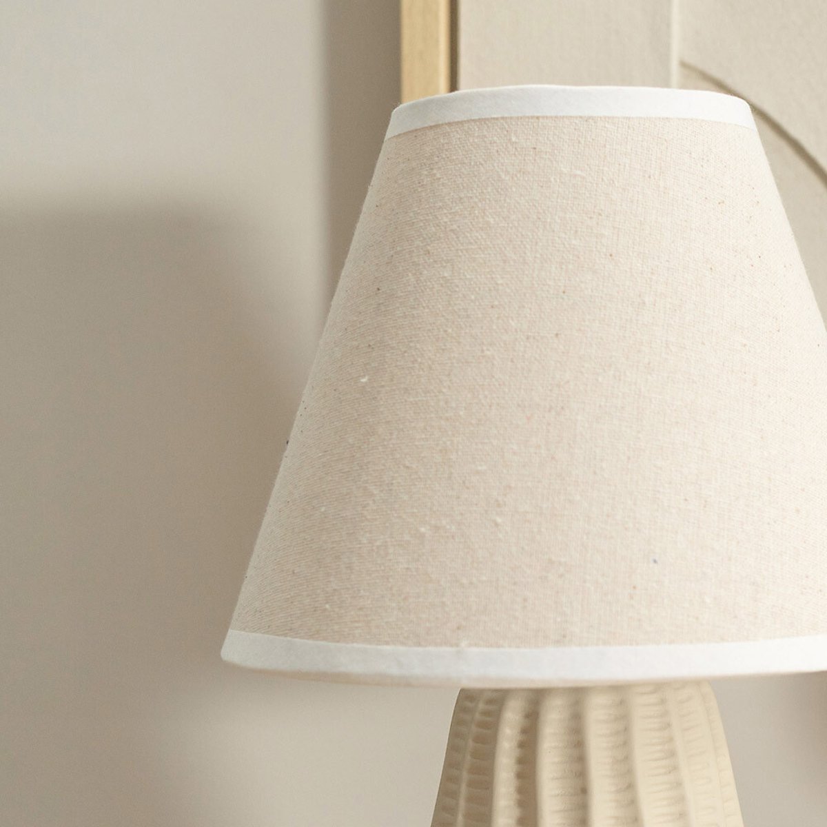 Sofia White Ceramic Table Lamp cream, SO'HOME