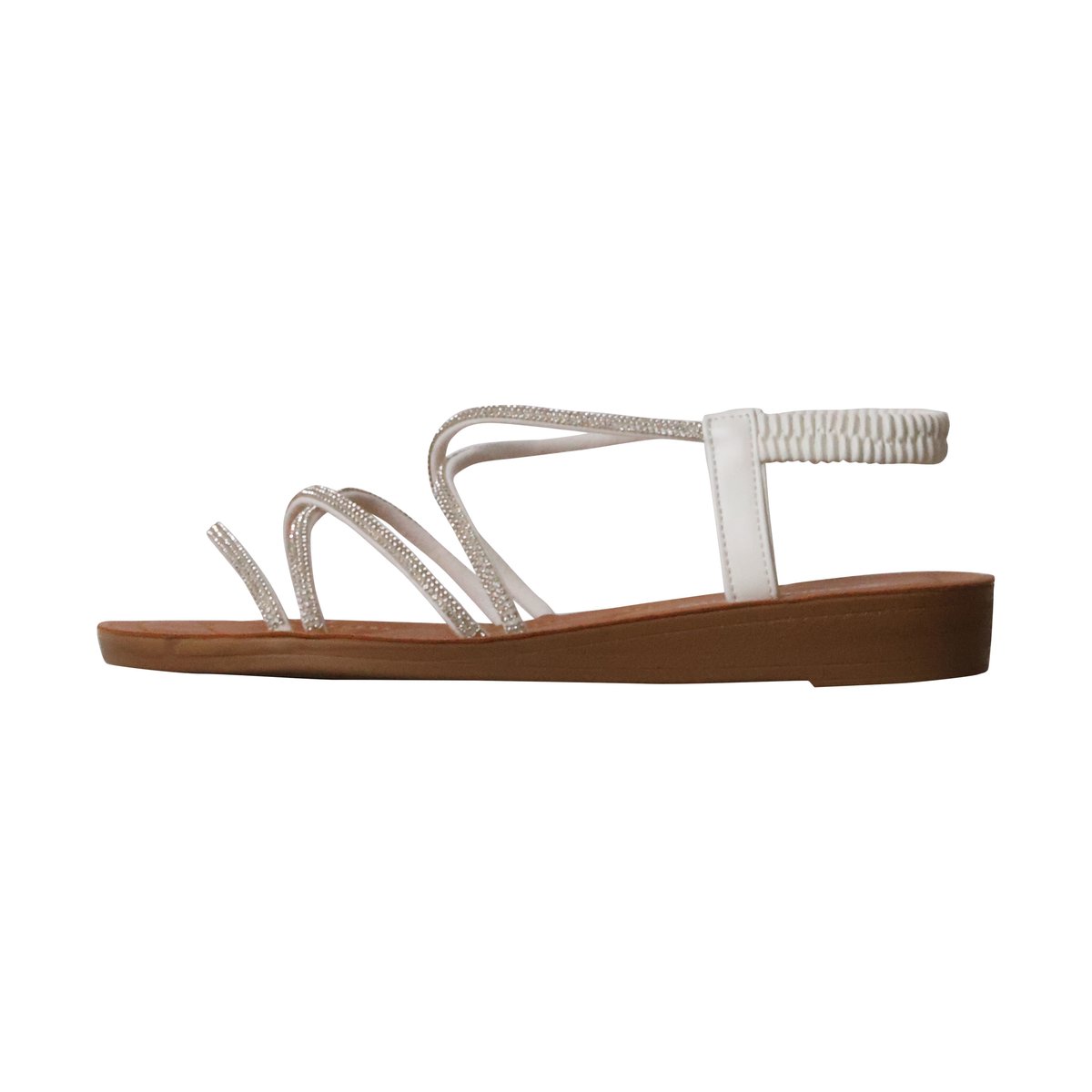 Sandales à Enfiler blanc, ENZA NUCCI