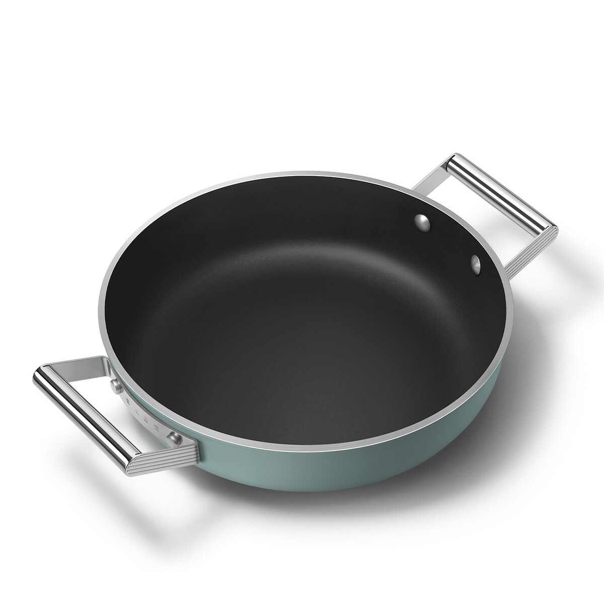 Caçarola Baixa antiaderente, 28cm, SMEG creme, SMEG