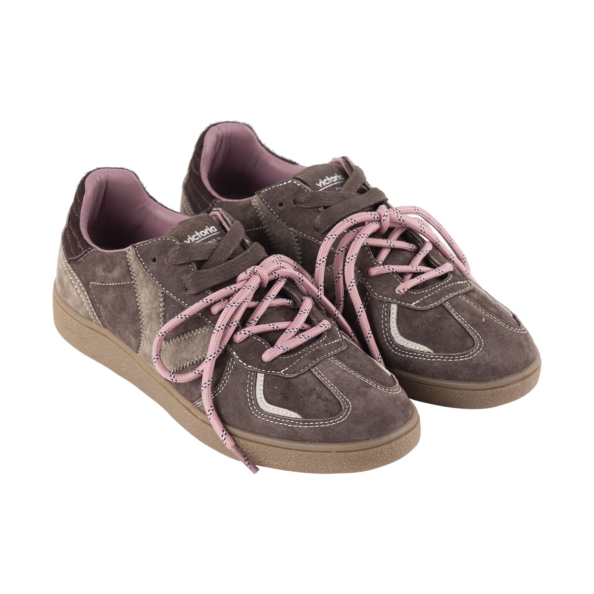 Basket Basse Cuir marron, VICTORIA