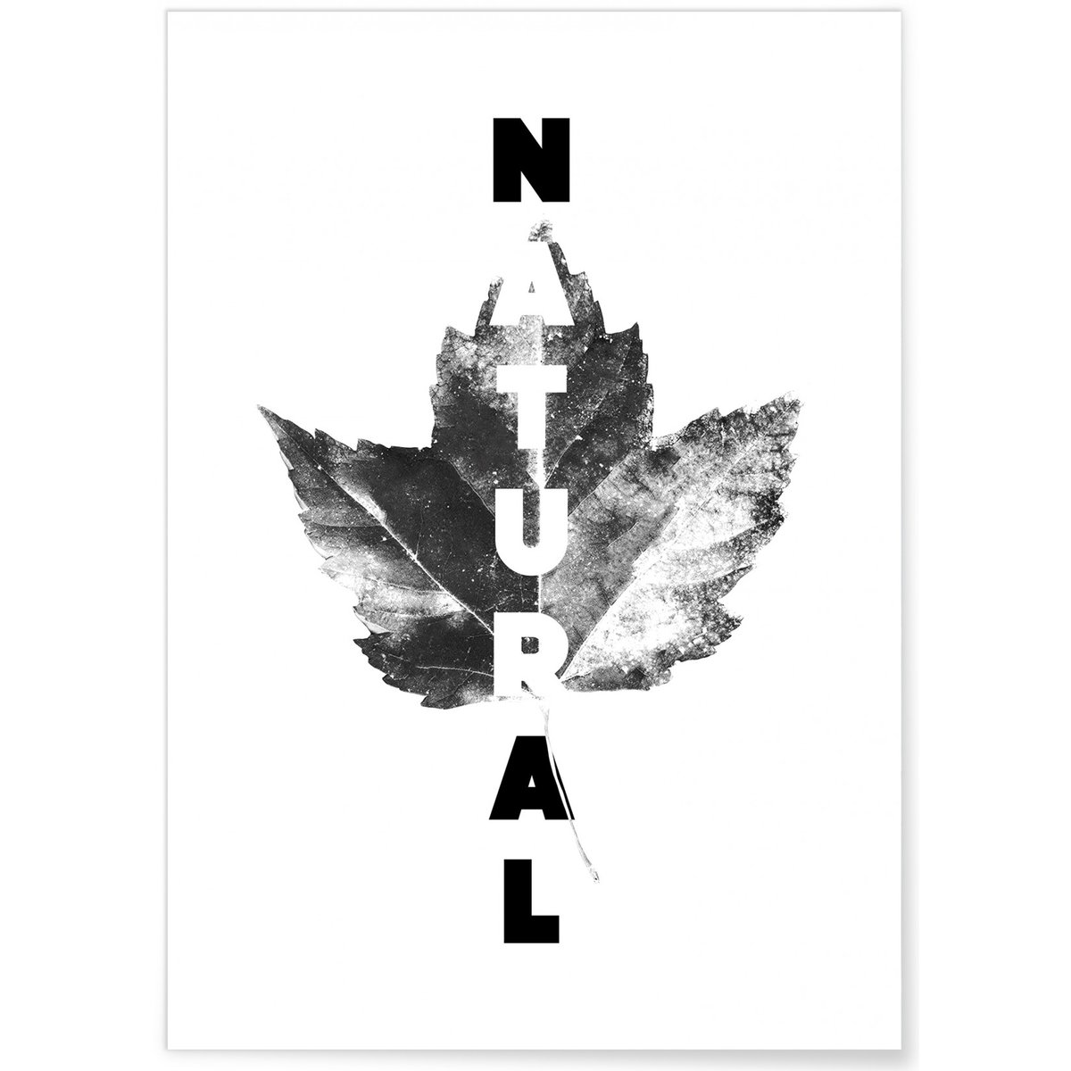 Affiche Natural blanc, L'AFFICHERIE