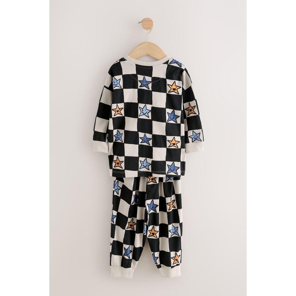 Pyjama oversize, lot de 3 multi star et damier, NEXT