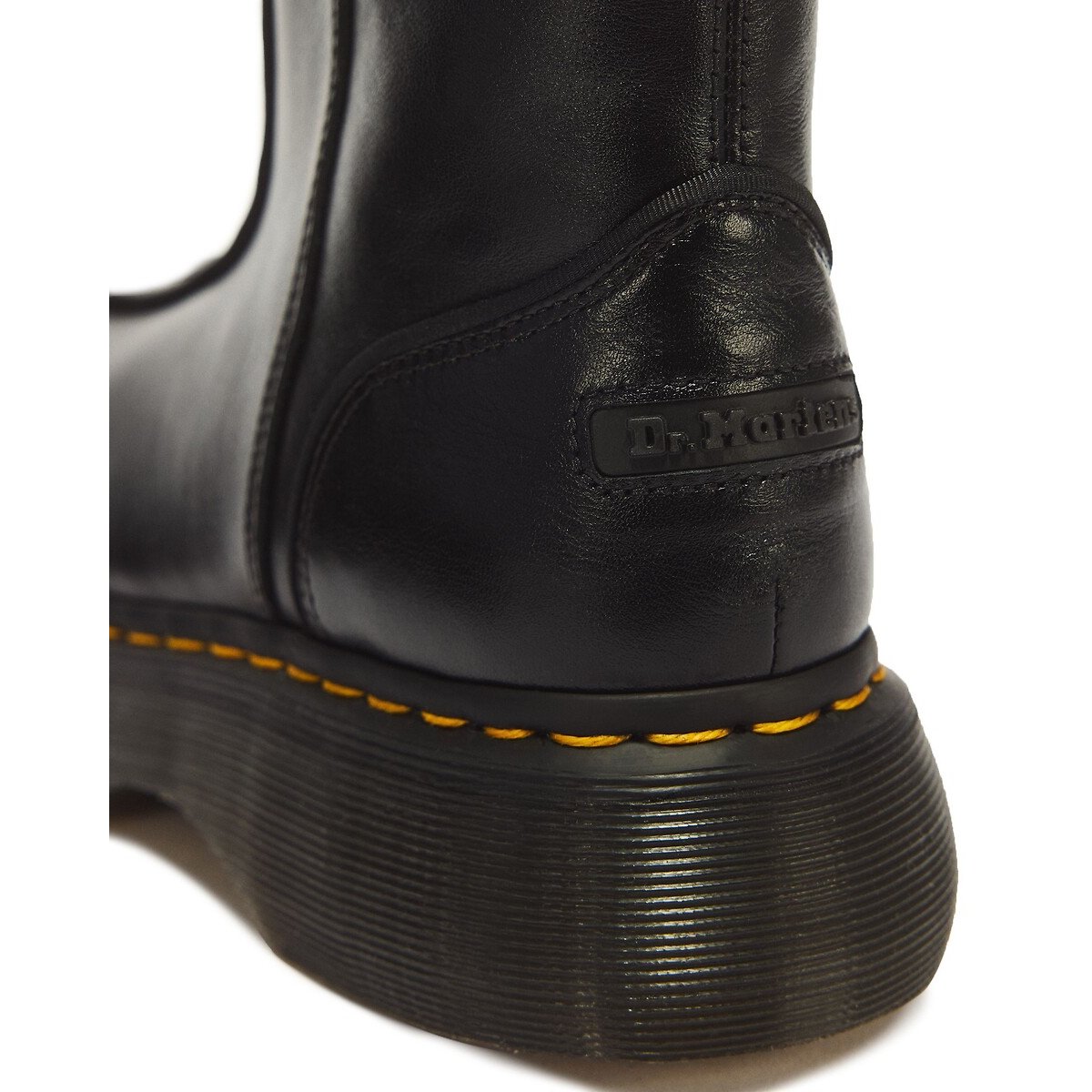 Bottes en cuir, Buzz Milled Gloss noir, DR. MARTENS
