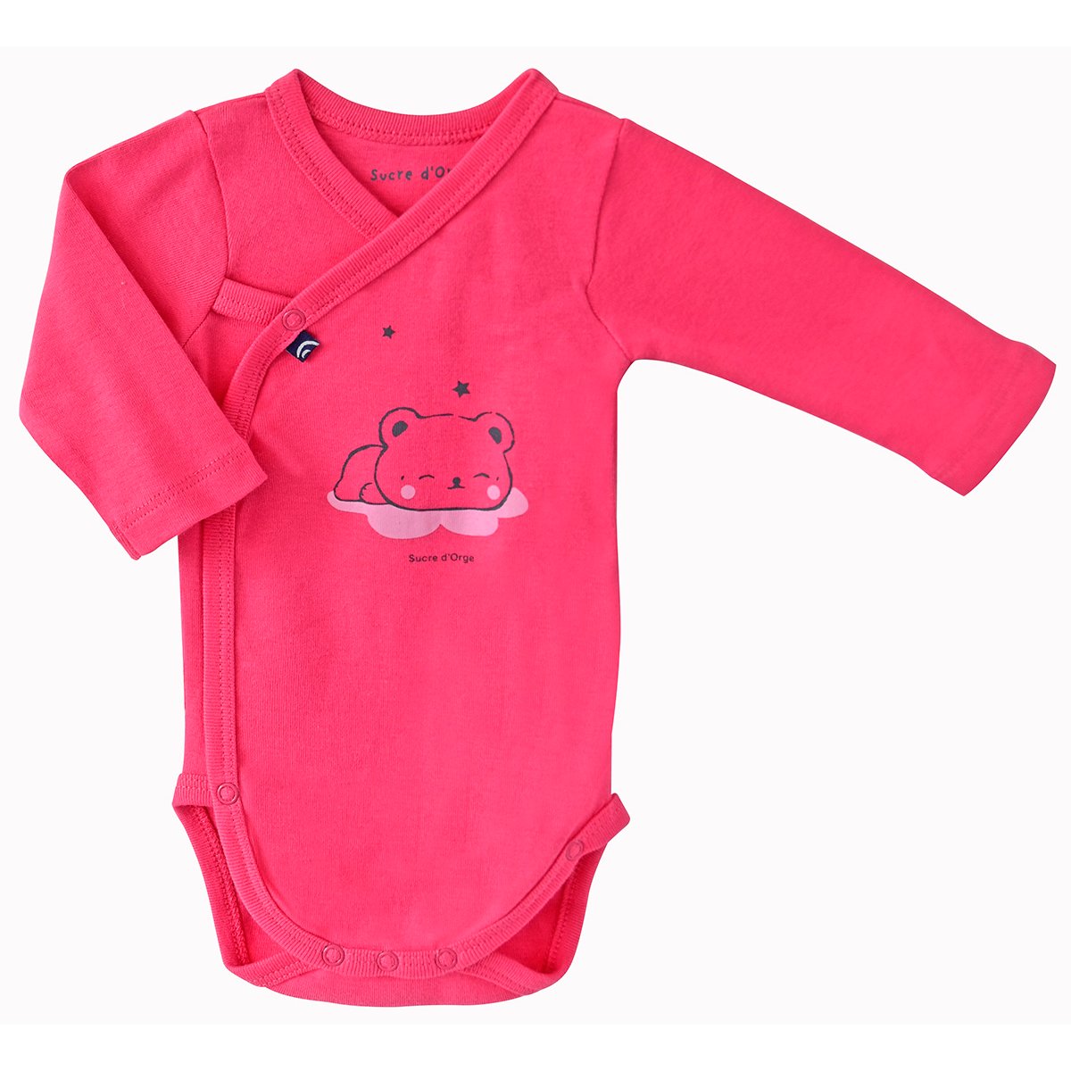 Lot de 2 bodies astrid sucre d'orge rose, SUCRE D'ORGE