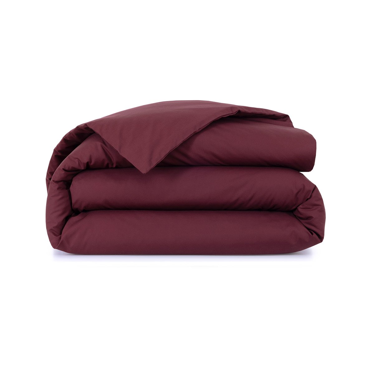Housse de couette en percale de coton violet, ALCOVE malaga, DESFORGES