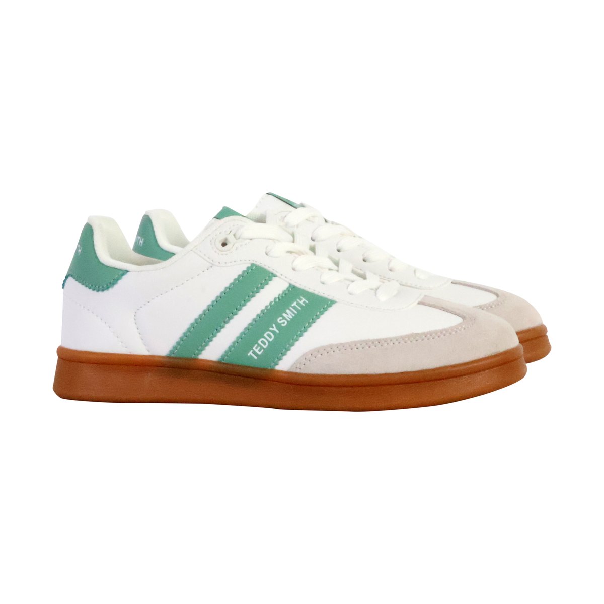 Basket Cuir Teddy Smith vert, TEDDY SMITH