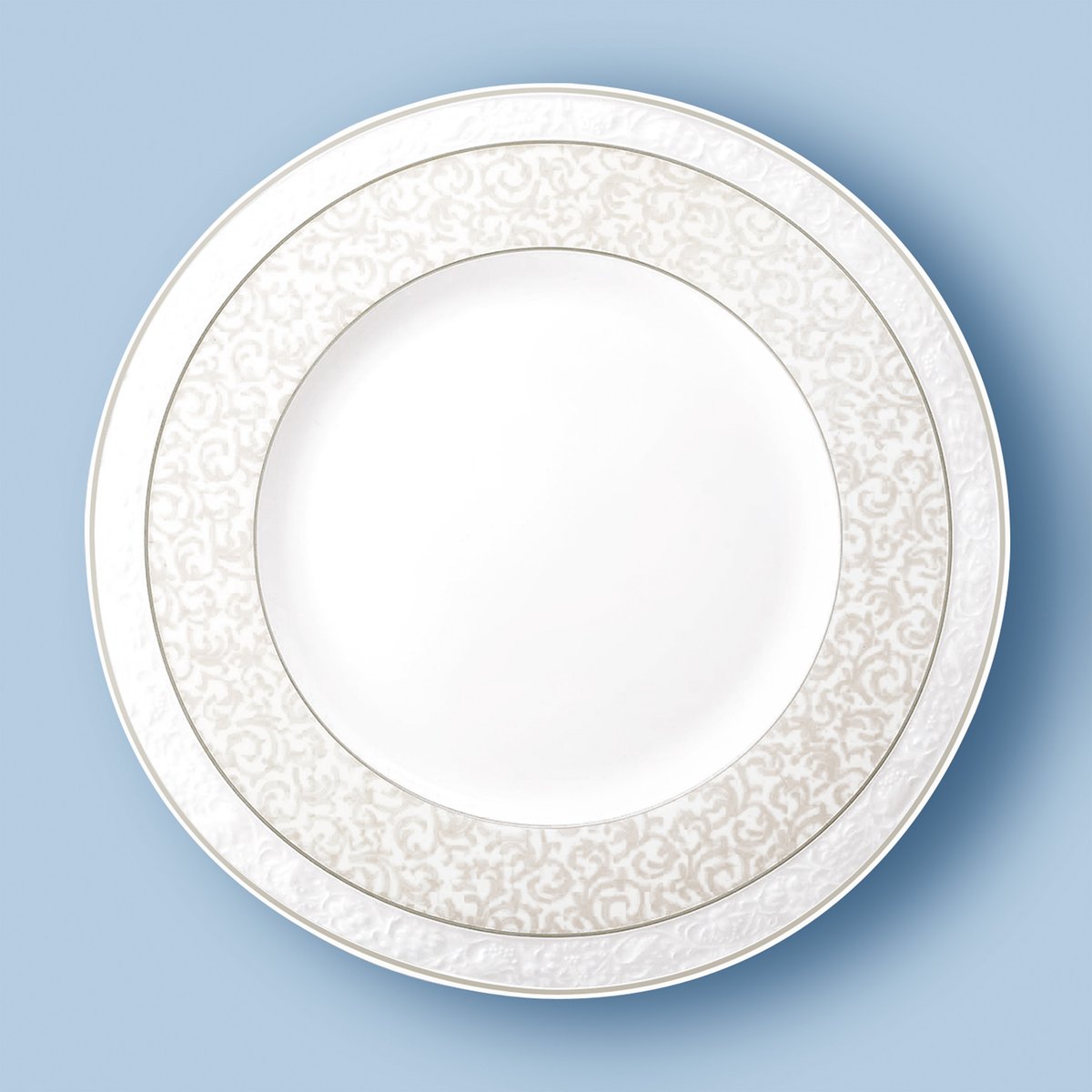 Assiette Plate GRAY PEARL couleur unique, VILLEROY & BOCH SIGNATURE
