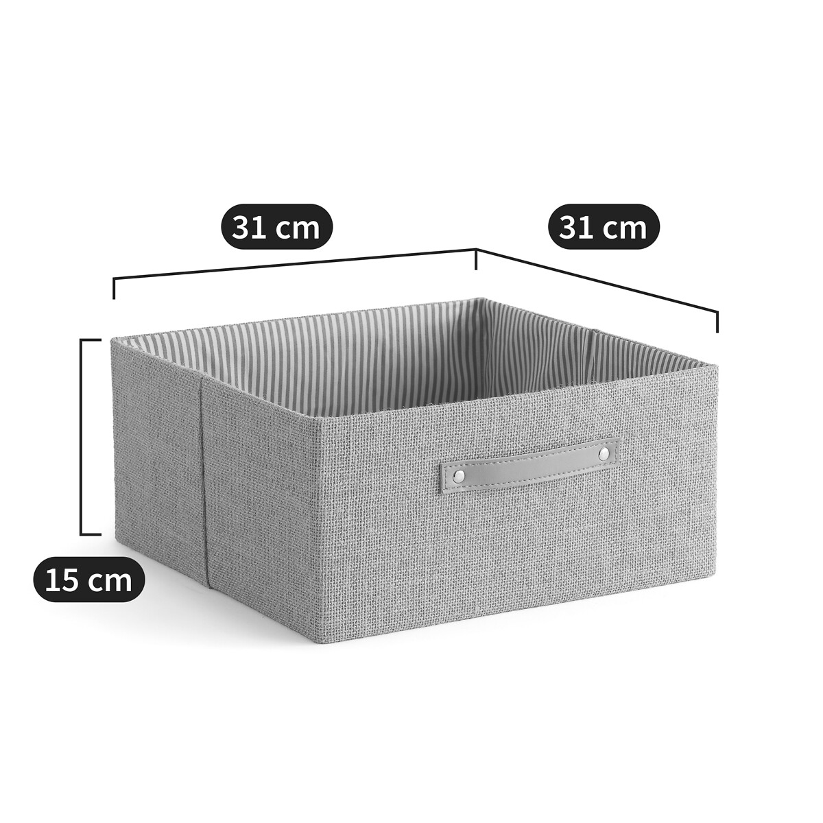 Panier pliable, Jotia naturel, LA REDOUTE INTERIEURS