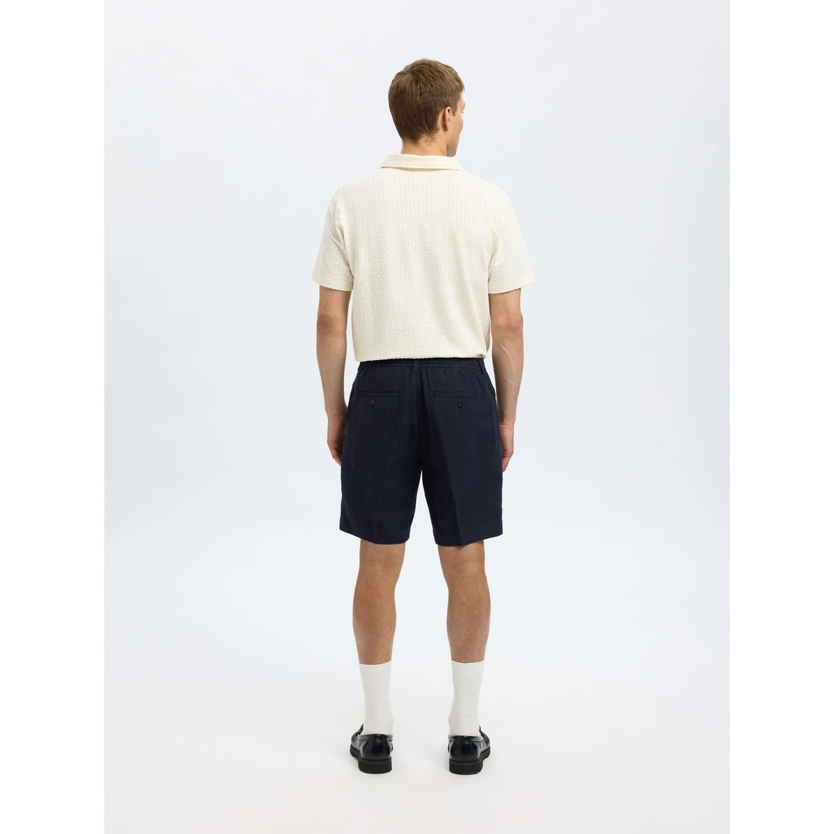 Short En Lin Mélangé sky captain, SELECTED