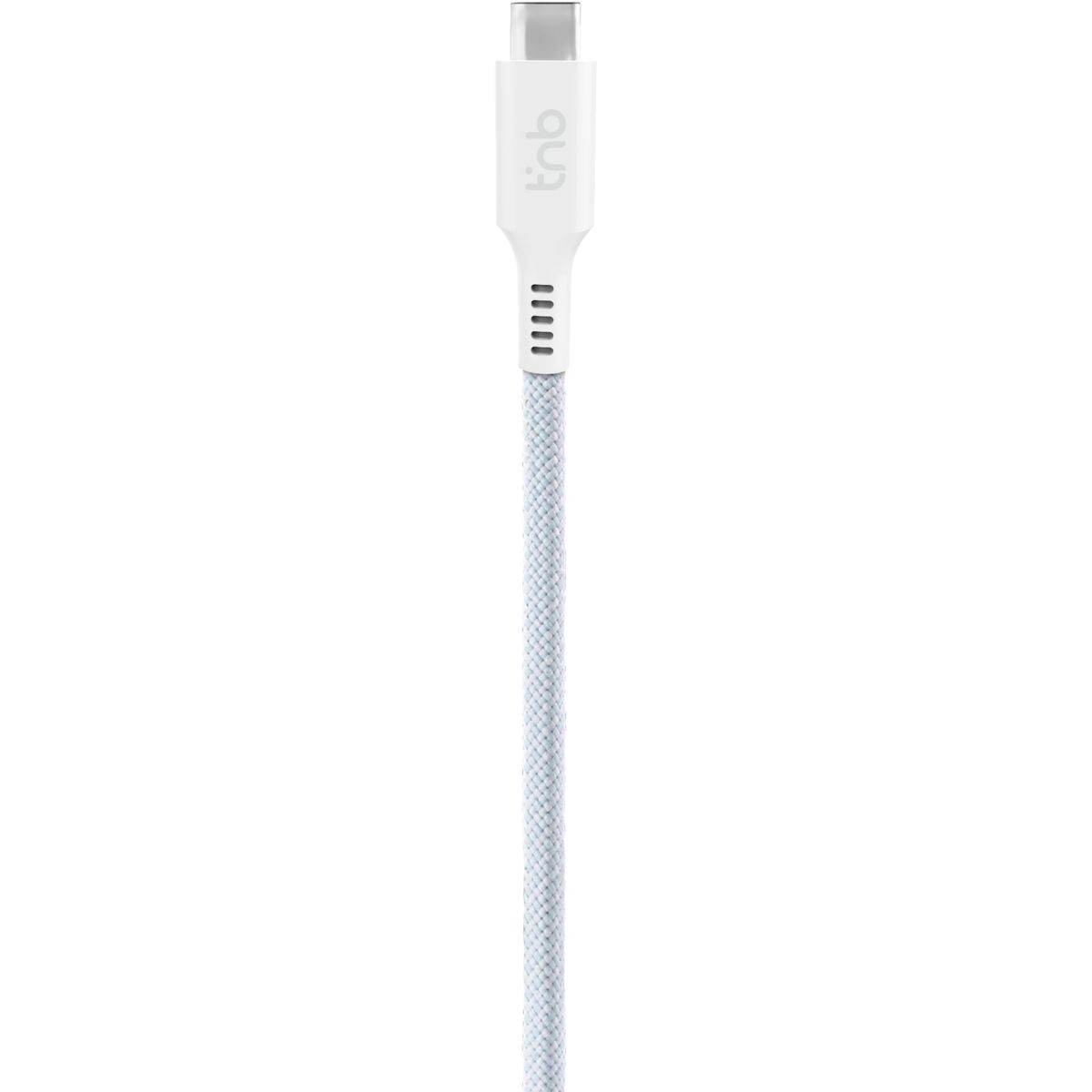 Câble de charge USB-C/USB-C 1.5m gaine aimantée bleu couleur unique, TNB
