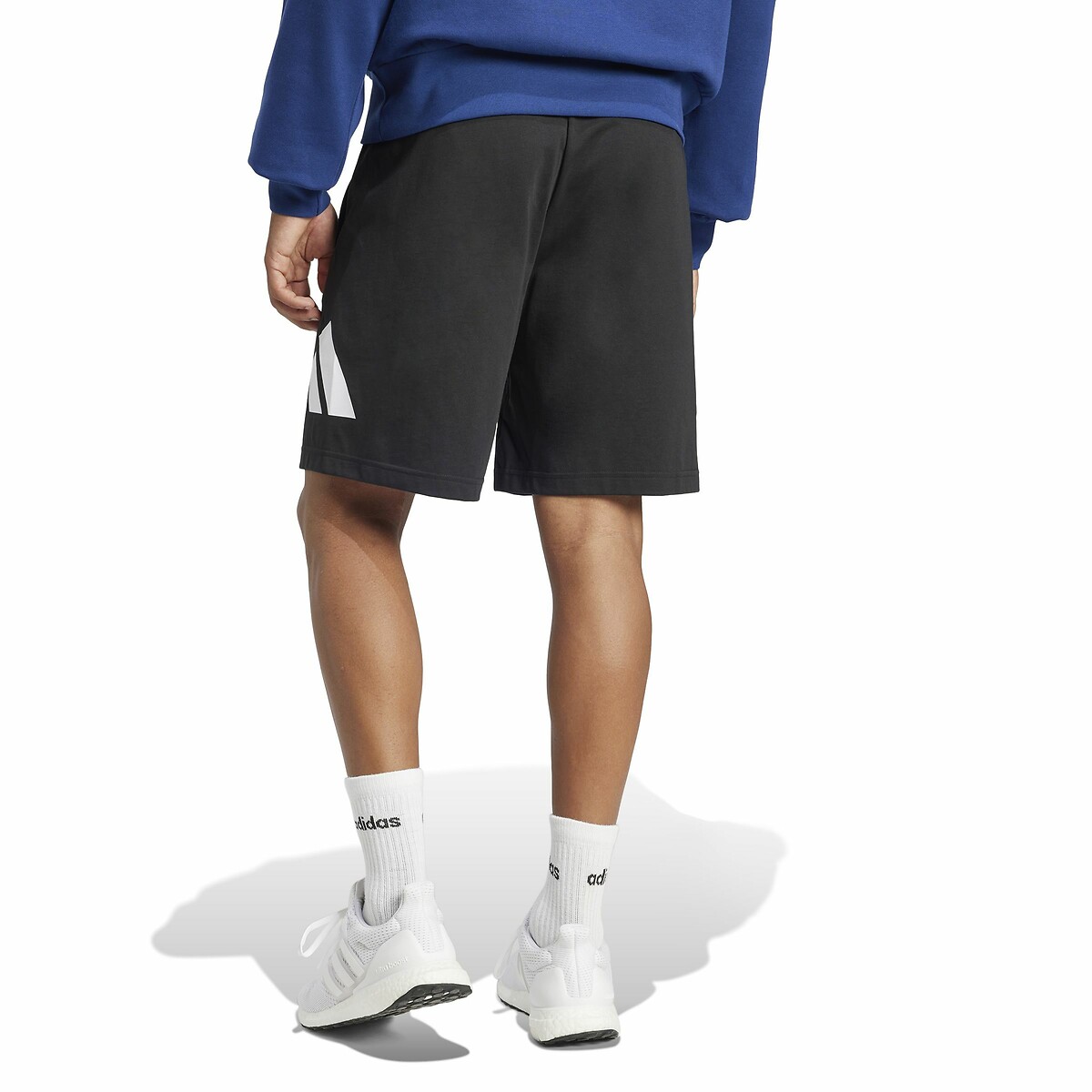 Short jersey grand logo Essentials noir, ADIDAS SPORTSWEAR