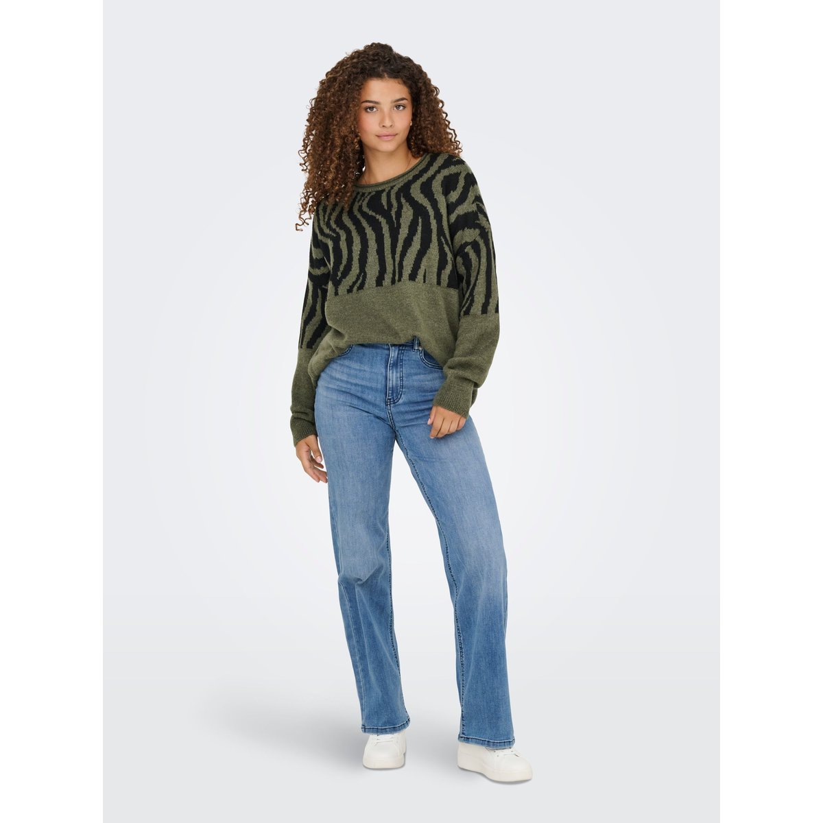 Jean À Jambe Large medium blue denim, ONLY