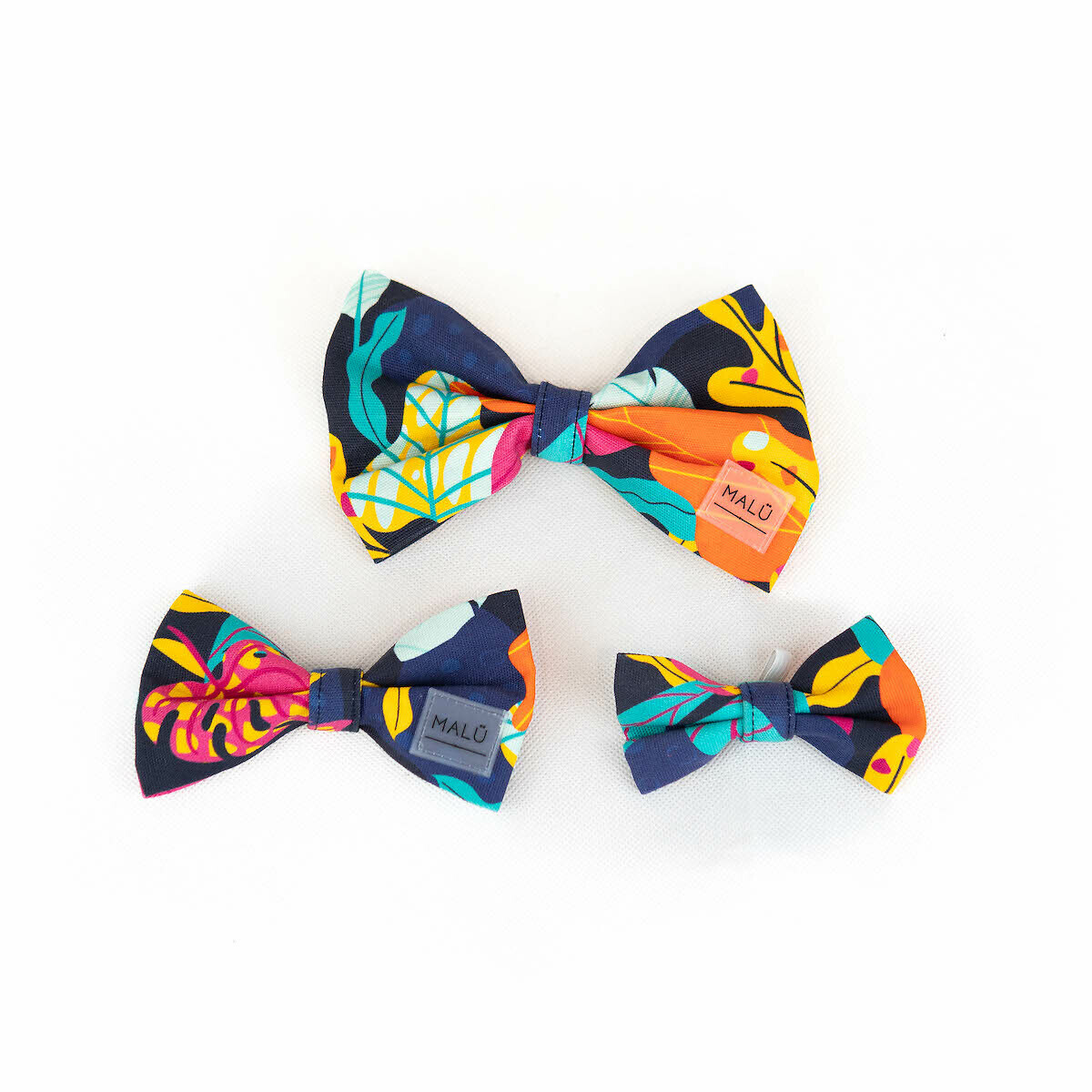 Laço Jungli, Malü Pet Wear azul, MALU PET WEAR