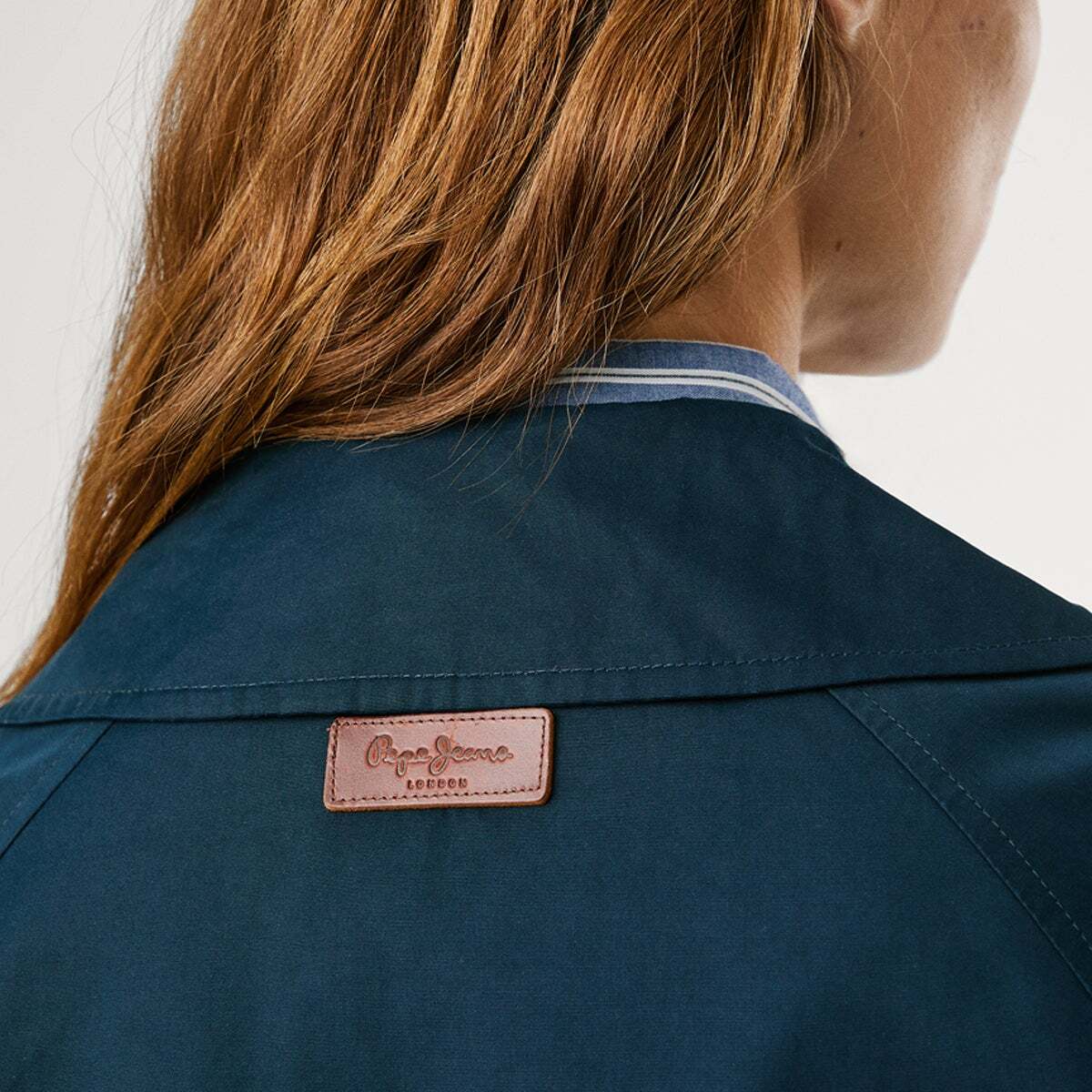 Trench-Coat Long Imperméable bleu dulwich, PEPE JEANS