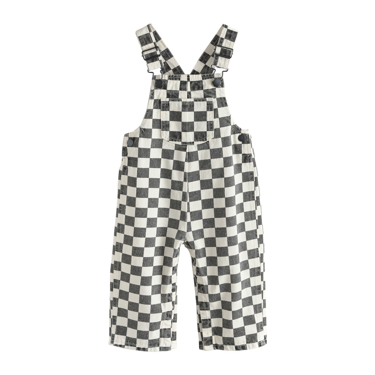 Salopette damier noir/blanc, NEXT