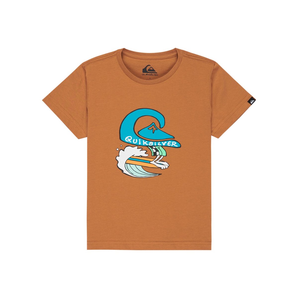 T-Shirt à manches courtes EV HUMAN WAVE marron tobacco brown, QUIKSILVER