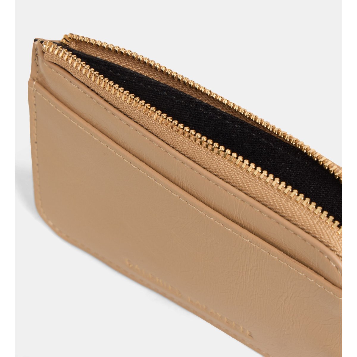 Porte-cartes manon vernis froissé taupe, GALERIES LAFAYETTE