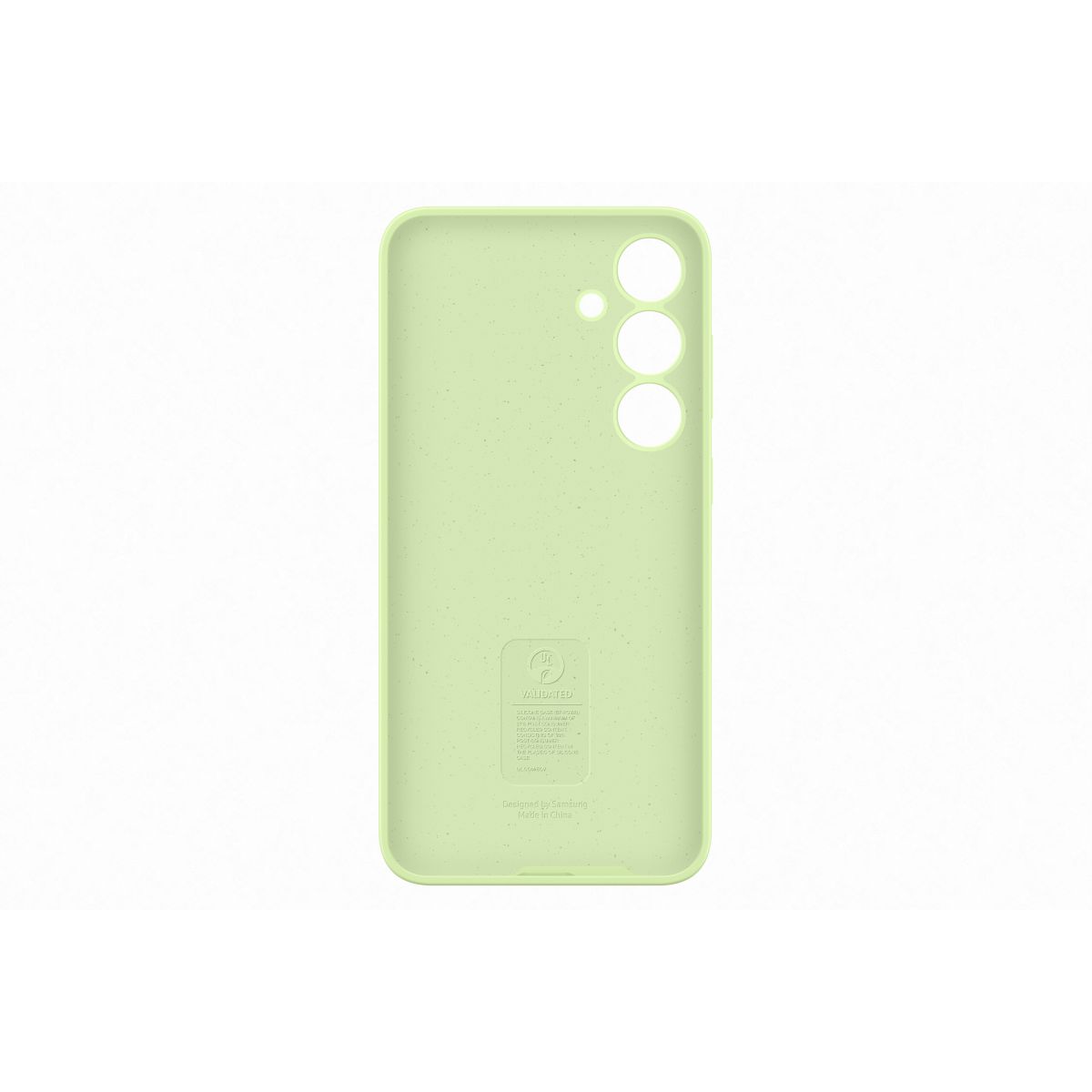 Coque Samsung S24+ cuir Vert clair couleur unique, SAMSUNG