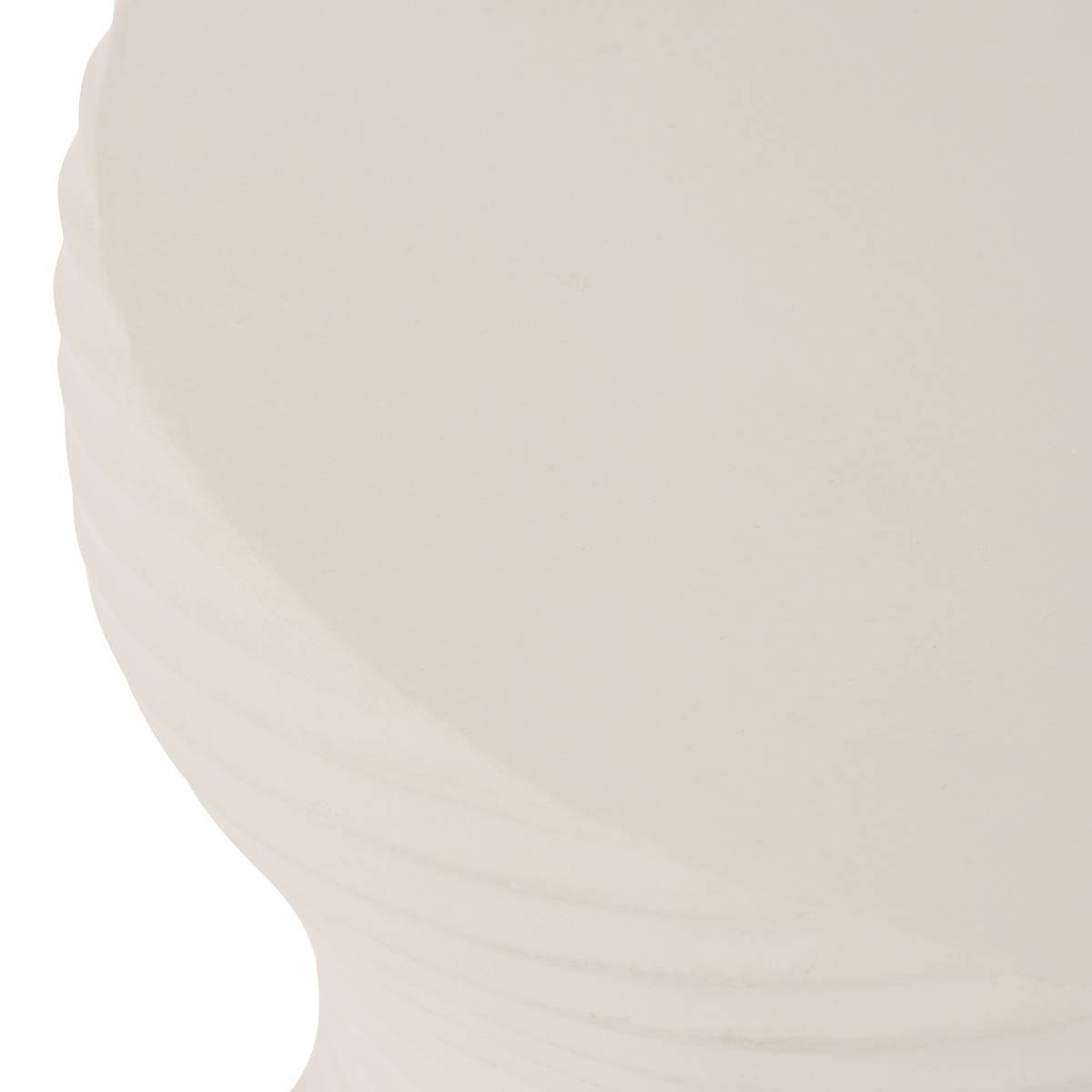 Table d'appoint design torsadé SADDLE sable, ATMOSPHERA