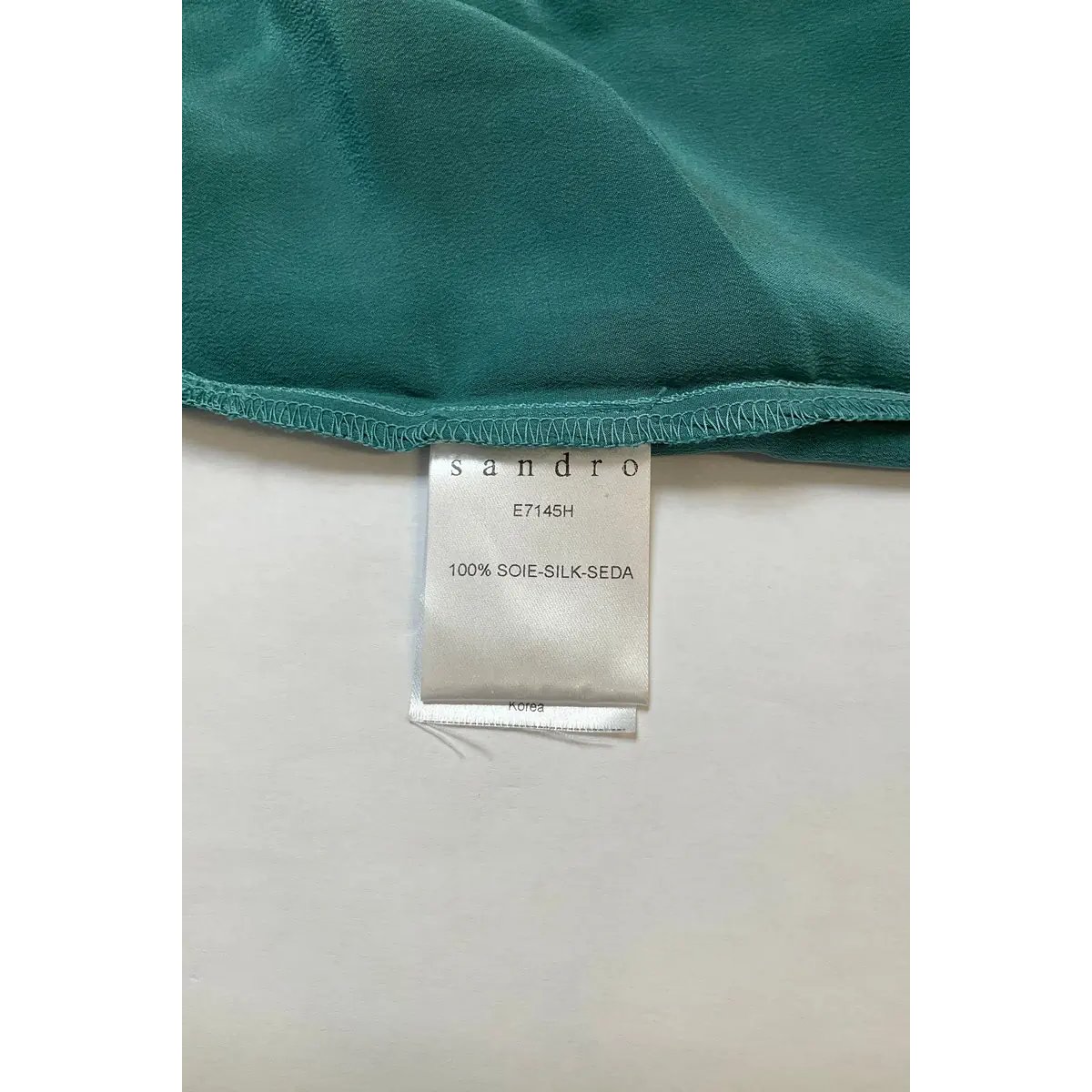 Top sans manche - Très Bon État vert, SANDRO