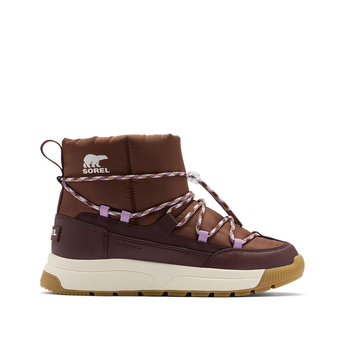 Boots après-ski imperméables WHITNEY III SLIP-ON marron, SOREL