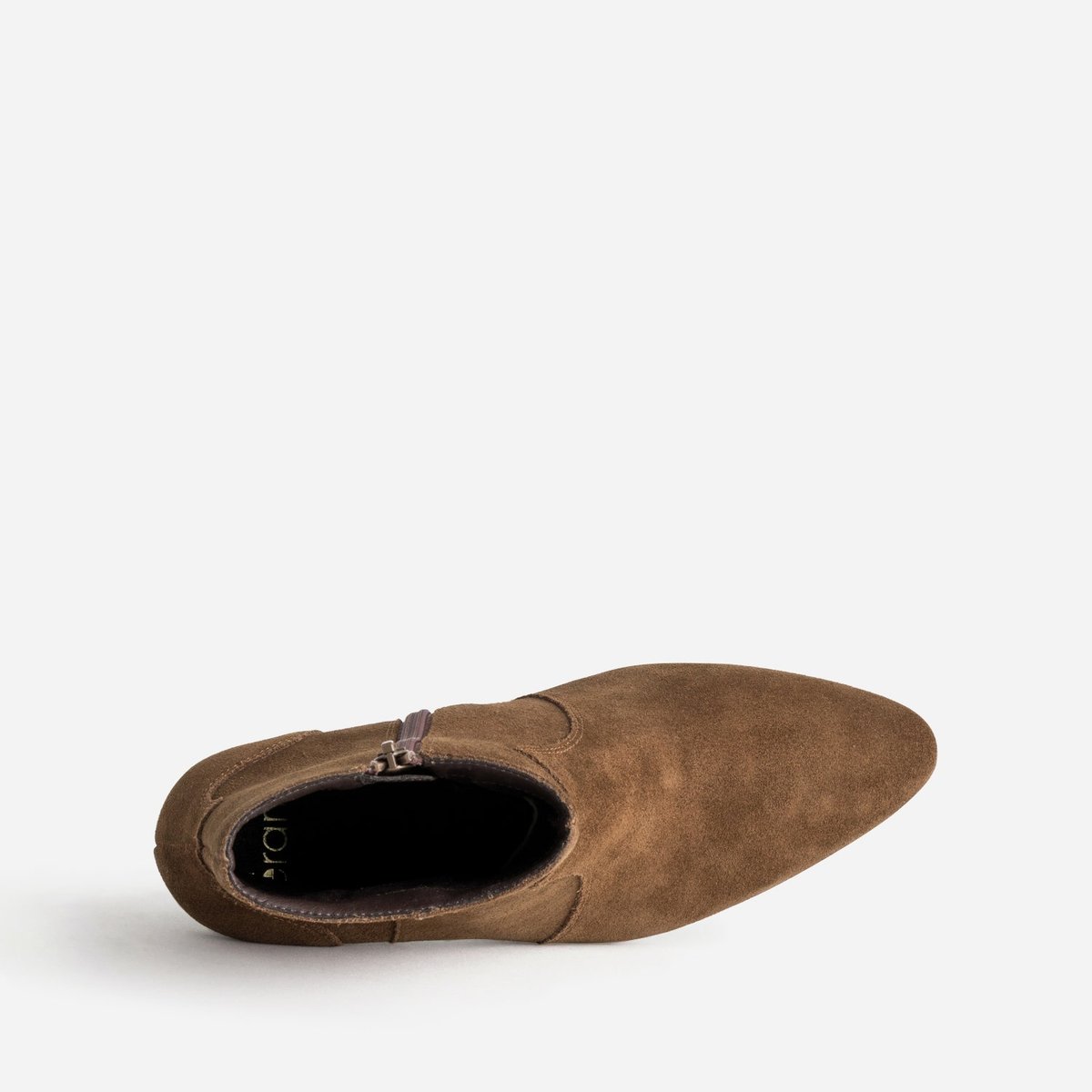 Boots À Talon en cuir NINE cognac, ERAM
