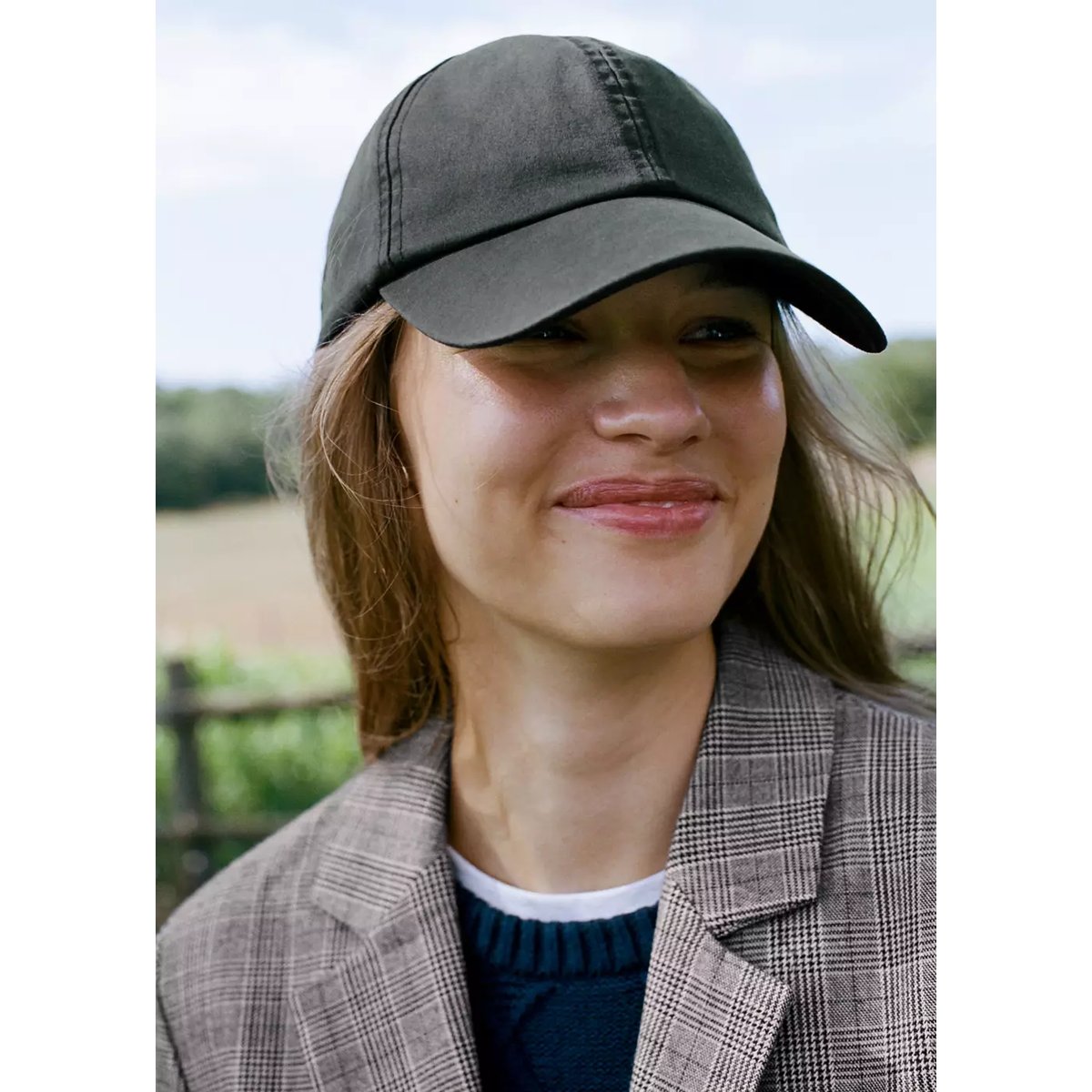 Casquette effet usé kaki, MANGO TEEN