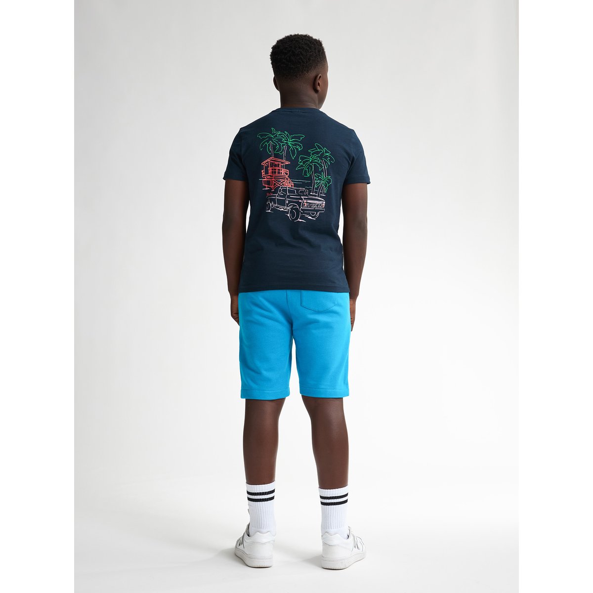 Short de jogging sapphire bleu dark aqua, PETROL INDUSTRIES