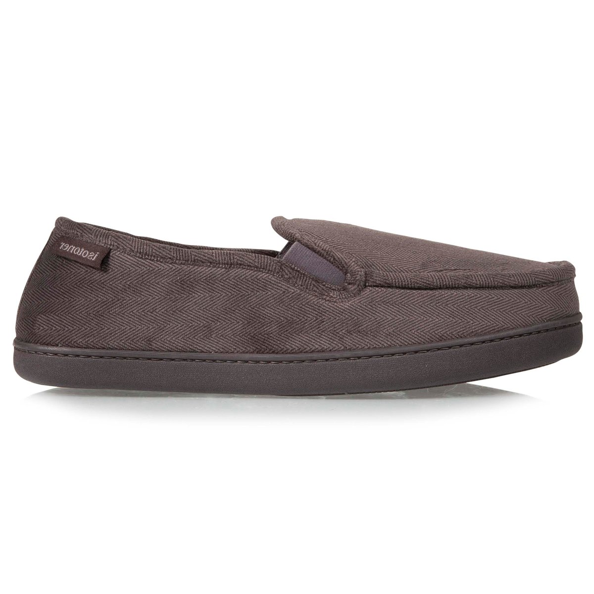 Chaussons Mocassins gris, ISOTONER