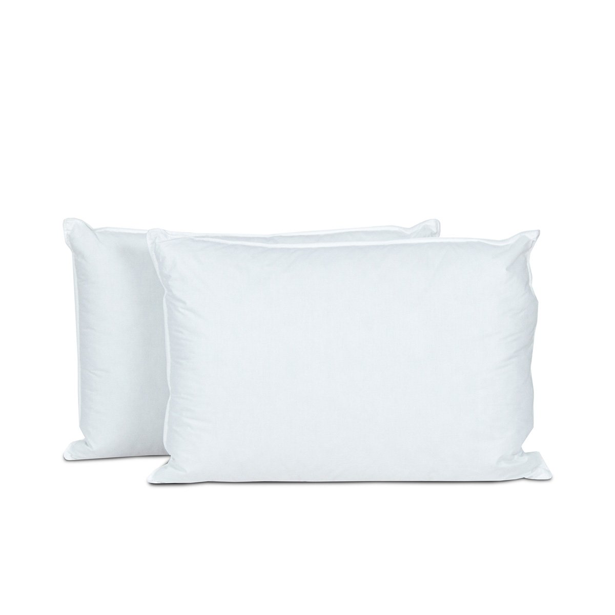 Lot de 4 oreillers Luxotel 45x70 cm Fibres creuses polyester blanc, BELLECOUR