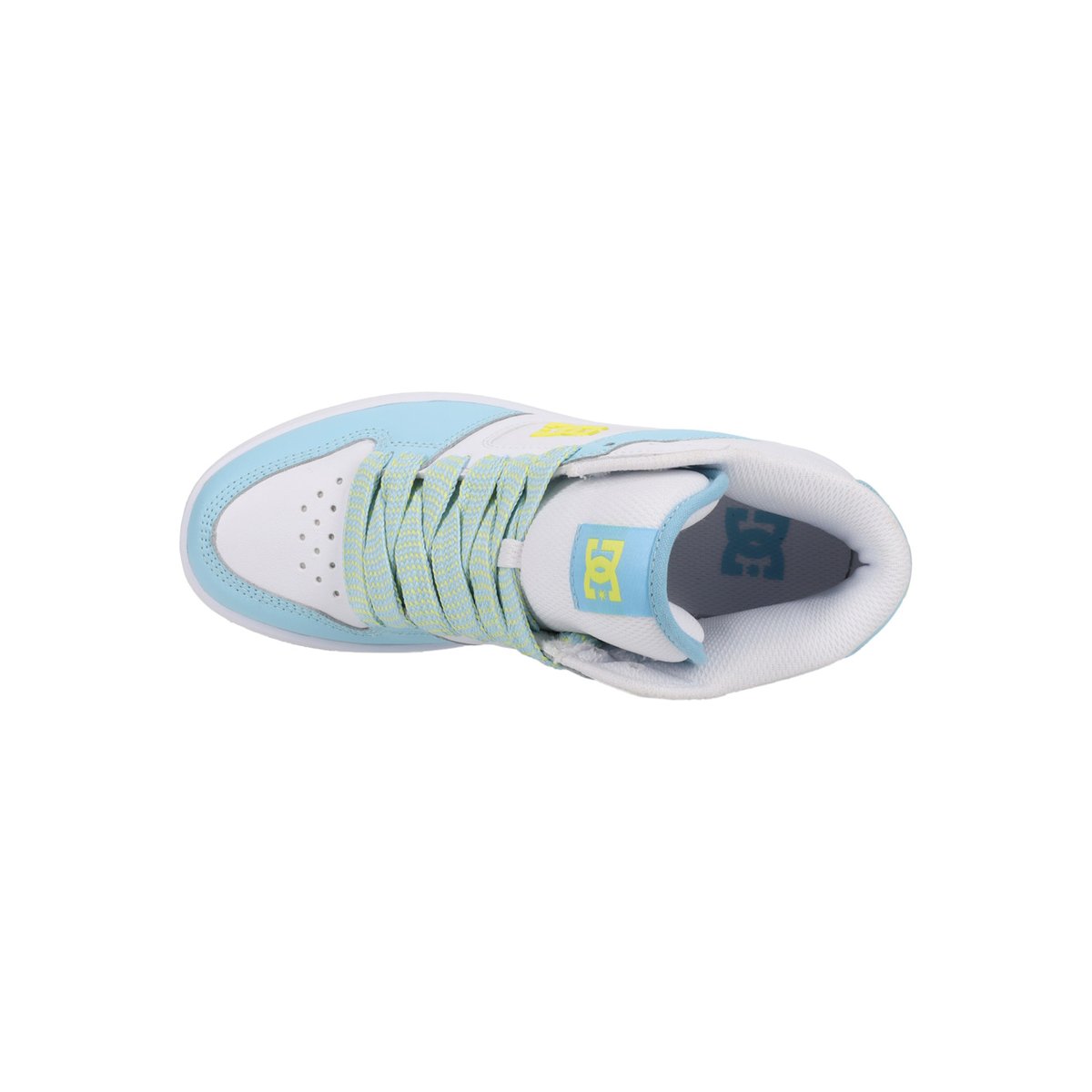 Chaussures Mid Top en cuir MANTECA 4 MID. bleu blue/yellow/white, DC SHOES