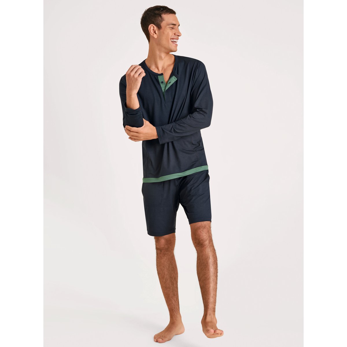 Bermuda Modal DEEPSLEEPWEAR BALANCING saphir bleu, CALIDA