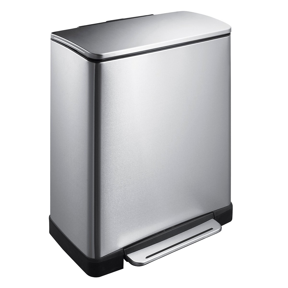 Balde de Pedal E-Cube 50L, EKO inox mate, EKO