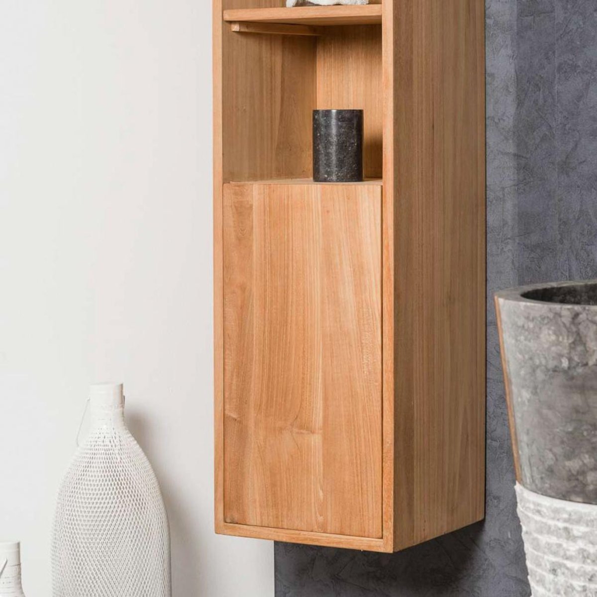 Colonne rectangle suspendu 150 cm ORA naturel, WANDA COLLECTION
