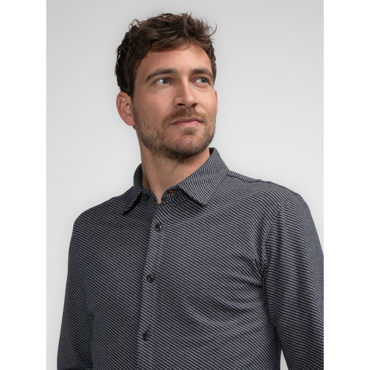 Chemise en imprimé intégral port marron ecru, PETROL INDUSTRIES