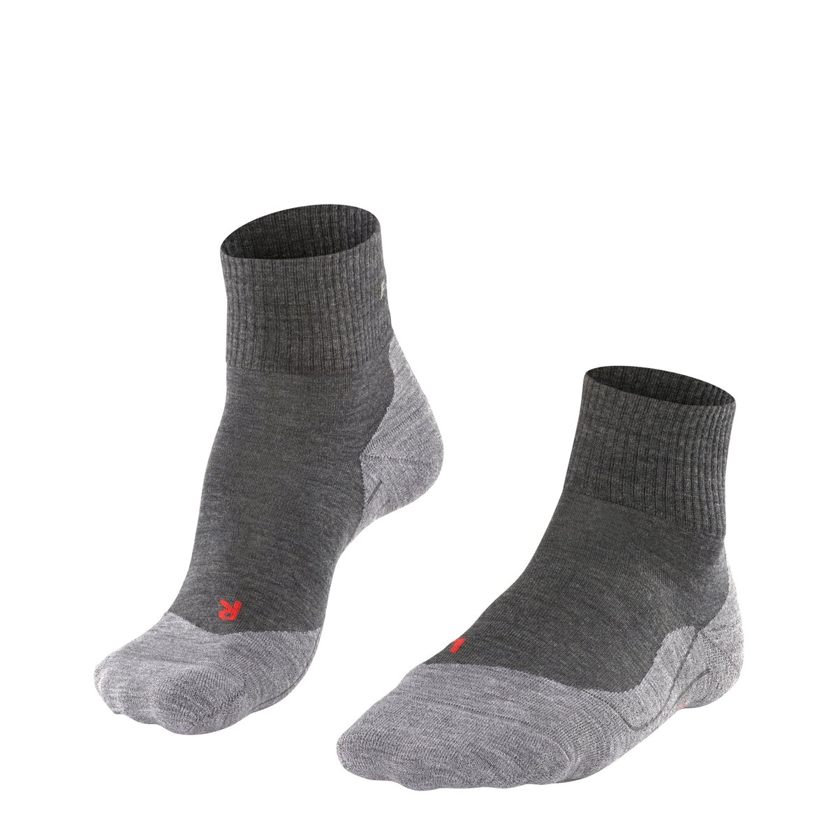 Chaussettes courtes TK5 Wander Short gris chiné, FALKE
