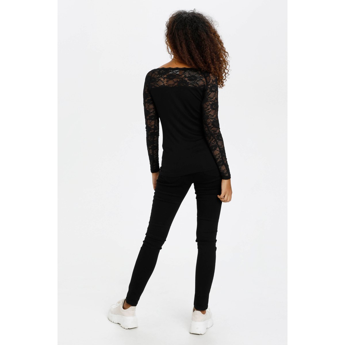 T-shirt à manches longues noir black deep, KAFFE