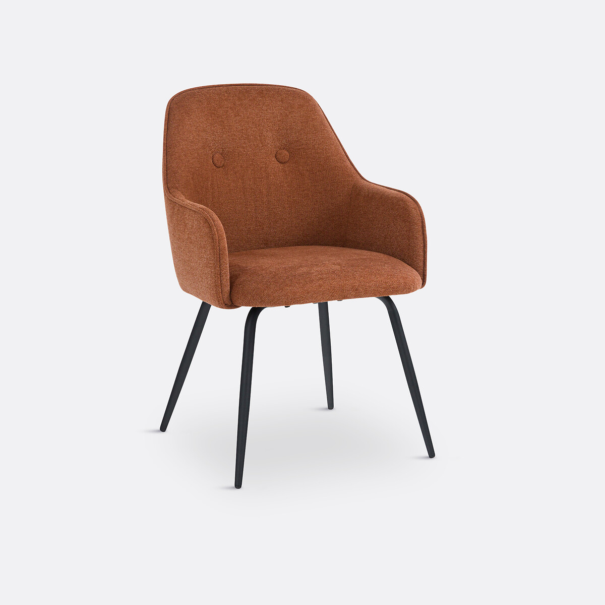 Fauteuil de table, Lipstick terracotta, LA REDOUTE INTERIEURS