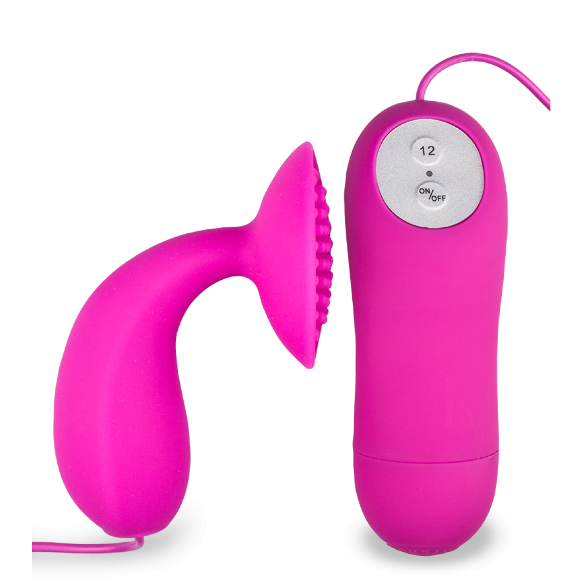 Stimulateur clitoridien brosse à picots rose, LOVE AND VIBES