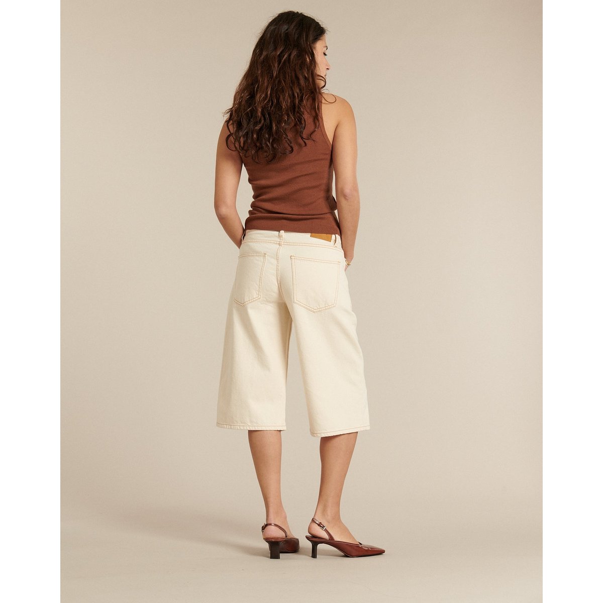 BERMUDA DENIM AUTHENTIQUE ecru, LABDIP