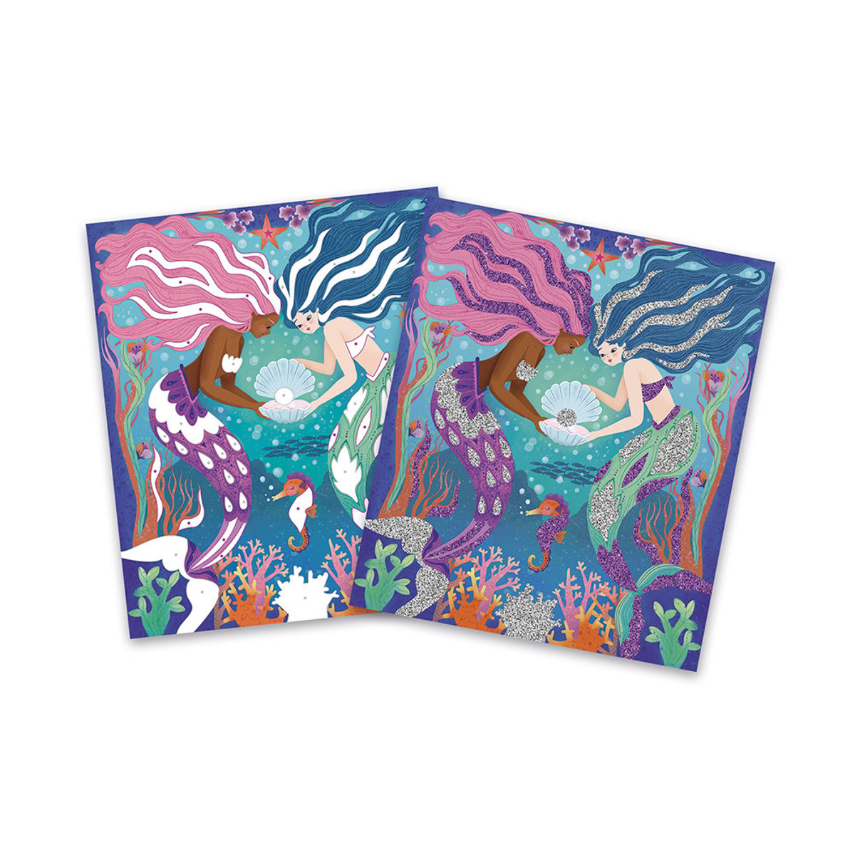 Coffret Paillettes Sirènes couleur unique, JANOD