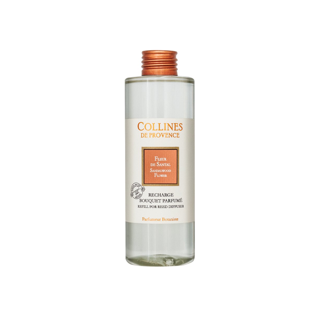 Recharge Diffuseur de parfum FLEUR DE SANTAL blanc, COLLINES DE PROVENCE
