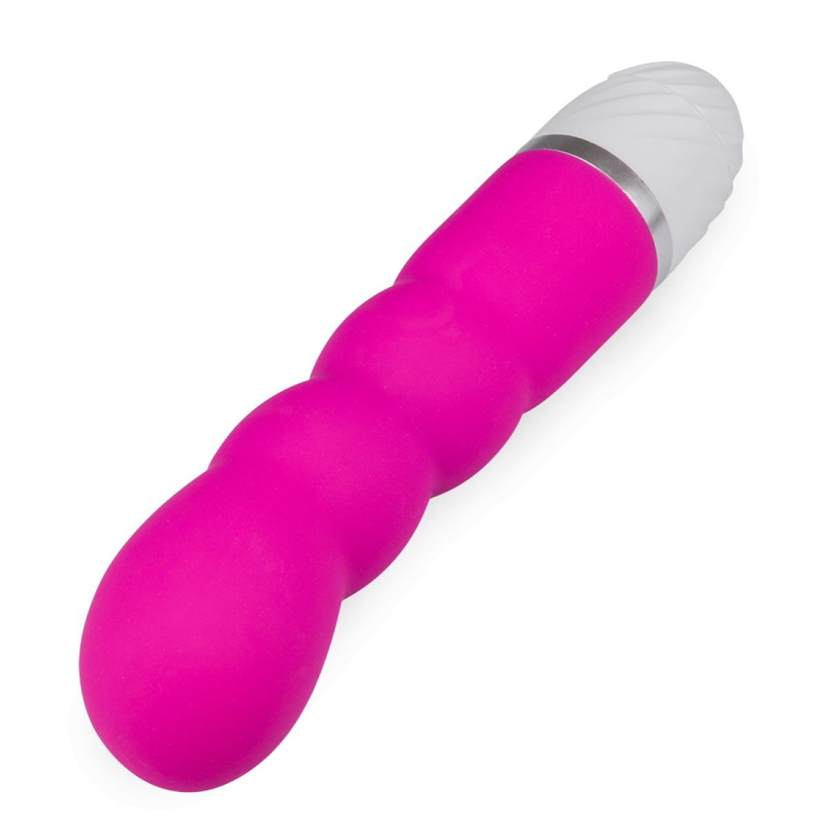 Vibromasseur puissant courbé stimulation point G rose, LOVE AND VIBES